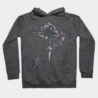 Fade To Black Fractal Hoodie